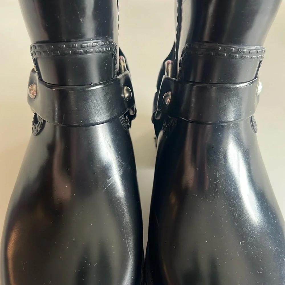 MICHAEL  Kors Black Winter & Rain Boots LIKE NEW - Picture 2 of 8